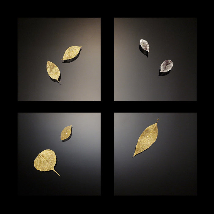 Gold Leafs Art Panel