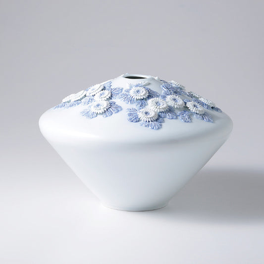 Vase with Chrysanthemum Decoration