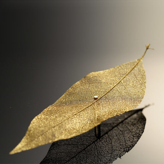 Gold Leafs  Art Panel
